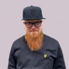 Dwight Wears Our Snapback Shamchor in Black